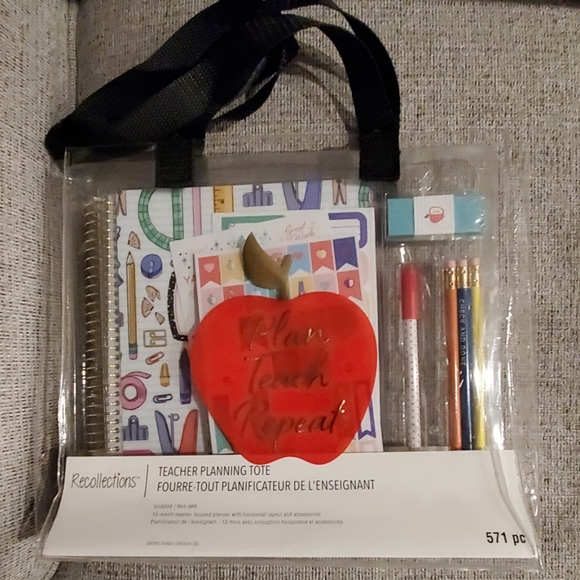 TEACHER'S  PLANNING TOTE - Picture 2 of 16
